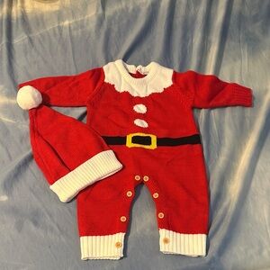 Santa Baby Outfit with Hat